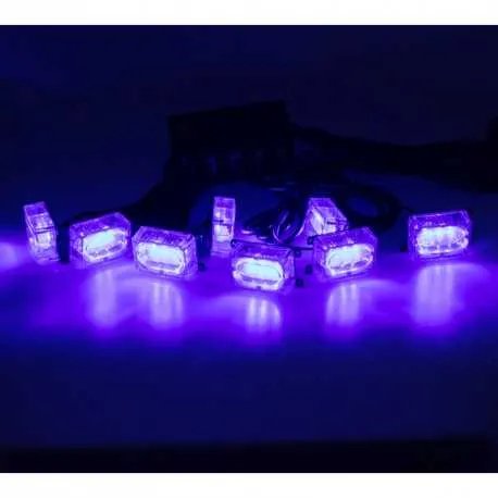 PREDATOR LED do mřížky, 12V, modrý PREDATOR LED do mřížky, 12V, modrý