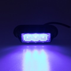 PREDATOR 3x1W LED, 12-24V, modrý, ECE R10 R65