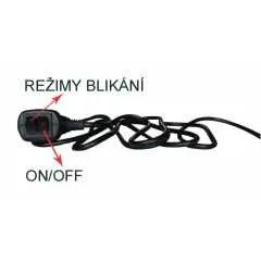 LED rampa 1149mm, modrá, 12-24V, homologace ECE R65