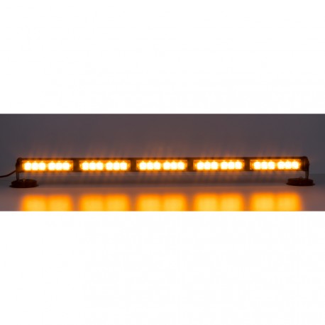 LED světelná alej, 30x 1W LED, oranžová 800mm, ECE R10