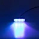 MINI PREDATOR 3x1W LED, 12-24V, modrý, ECE R10