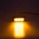 PREDATOR 3x3W LED, 12-24V, oranžový, ECE R10 R65