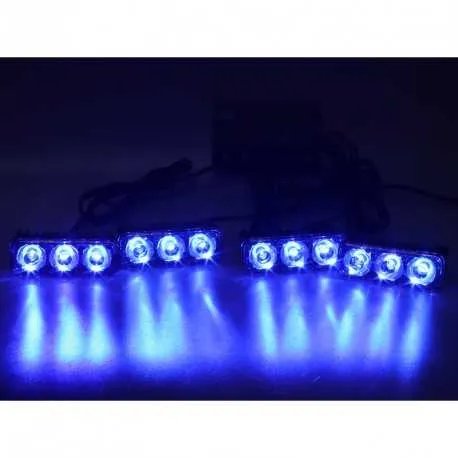 PREDATOR LED vnější bezdrátový, 12x LED 1W, 12V, modrý PREDATOR LED vnější bezdrátový, 12x LED 1W, 12V, modrý