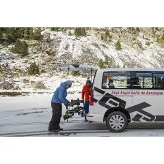 Nosič lyží TowCar Aneto - 4 páry lyží, na tažné zařízení