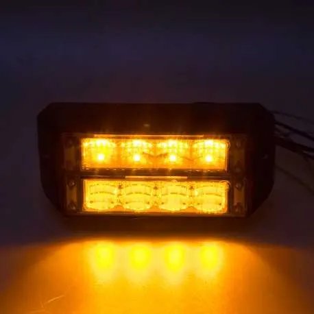 PROFI DUAL výstražné LED světlo vnější, 12-24V, oranžové, ECE R65 PROFI DUAL výstražné LED světlo vnější, 12-24V, oranžové, ECE R65