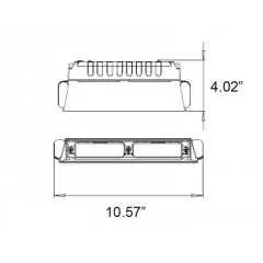 PROFI výstražné LED světlo vnitřní, 12-24V, modré, ECE R65