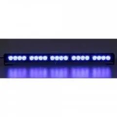 LED světelná alej, 20x LED 3W, modrá 580mm, ECE R10 R65