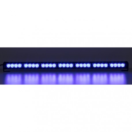 LED světelná alej, 28x LED 3W, modrá 800mm, ECE R10 R65