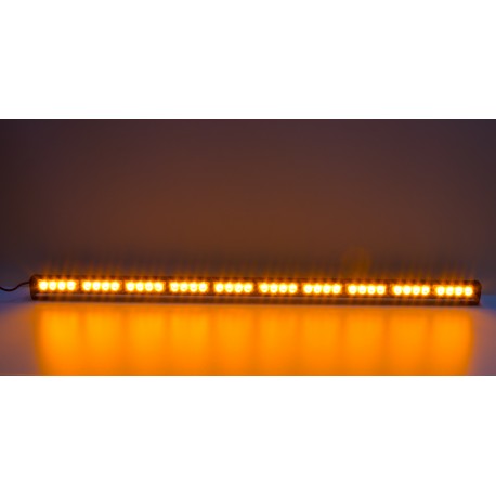 LED světelná alej, 40x LED 3W, oranžová 1210mm, ECE R10 R65