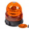 LED maják, 12-24V, 16x3W, oranžový magnet, ECE R65