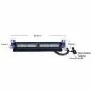 PREDATOR LED vnitřní, 12x3W, 12-24V, modrý, 353mm, CE