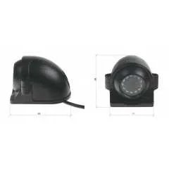 AHD 720P kamera 4PIN CCD SHARP s IR, vnější v kovovém obalu