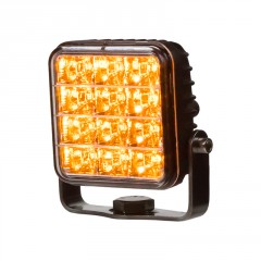 PREDATOR vnější, 10-30V, 12x2W SMD LED, oranžový, 74x74x38mm, ECE R65