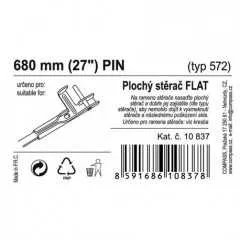 Stěrač FLAT BULK (PIN) 27"/680mm