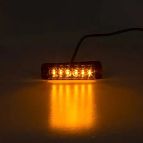 LINEAR LED 6x5W LED, 12-24V, oranžový, ECE R65 LINEAR LED 6x5W LED, 12-24V, oranžový, ECE R65