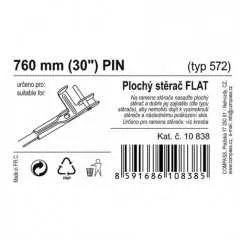 Stěrač FLAT BULK (PIN) 30"/750mm
