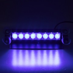 PREDATOR LED vnitřní, 8x3W, 12-24V, modrý, 240mm, CE