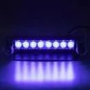 PREDATOR LED vnitřní, 8x3W, 12-24V, modrý, 240mm, CE