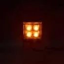 Výstražné LED světlo vnější, oranžové, 12/24V, R65