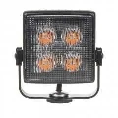 Výstražné LED světlo vnější, oranžové, 12/24V, R65