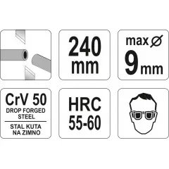 Kleště štípací boční 240 mm