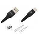 Datový a nabíjecí kabel SPEED USB-A / USB-C 480 Mb/s 1,5m