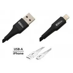 Datový a nabíjecí kabel SPEED USB-A / iPhone 480 Mb/s 1,5m