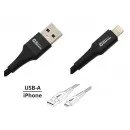 Datový a nabíjecí kabel SPEED USB-A / iPhone 480 Mb/s 1,5m