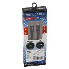 Datový a nabíjecí kabel SPEED USB-C / USB-C 480 Mb/s 1,5m