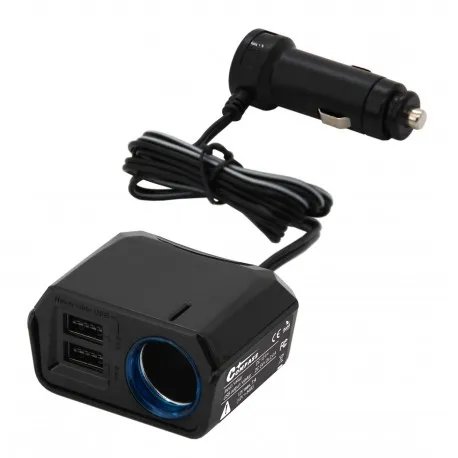 Adaptér s kabelem 12V + 2x USB 2400mA SELECT Adaptér s kabelem 12V + 2x USB 2400mA SELECT