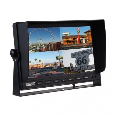 AHD monitor 10,1" s kvadrátorem a s 4x4PIN vstupy AHD monitor 10,1" s kvadrátorem a s 4x4PIN vstupy