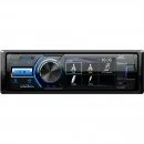 JVC 1DIN autorádio/3" displej/USB/AUX/Bluetooth/vstup pro park.kameru