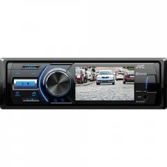 JVC 1DIN autorádio/3" displej/USB/AUX/Bluetooth/vstup pro park.kameru