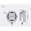 LED světlo kulaté s pozičním světlem, 14x5W, ECE R10, R148, R149 LED světlo kulaté s pozičním světlem, 14x5W, ECE R10, R148, R149