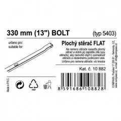 Stěrač FLAT BULK (BOLT) 13"/330mm