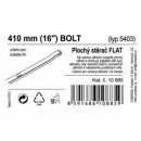 Stěrač FLAT BULK (BOLT) 16"/410mm