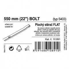 Stěrač FLAT BULK (BOLT) 22"/550mm