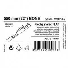 Stěrač FLAT BULK (BONE) 22"/550mm
