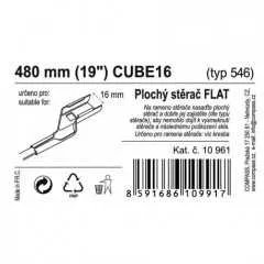 Stěrač FLAT BULK (CUBE16) 19"/480mm