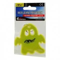 Přívěšek reflexní GHOST - žlutý