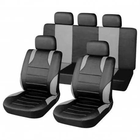 Potahy sedadel sada 9ks SPORT šedé AIRBAG Potahy sedadel sada 9ks SPORT šedé AIRBAG