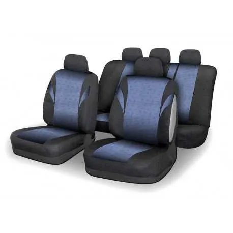 Potahy sedadel sada 9ks POLY modré AIRBAG Potahy sedadel sada 9ks POLY modré AIRBAG