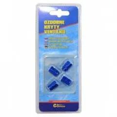 Ozdobné kryty ventilků modré