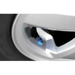 Ozdobné kryty ventilků modré