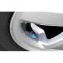 Ozdobné kryty ventilků modré