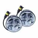 Světla denního svícení 4 HIGH POWER LED 12V/24V (kulatá 70 mm)