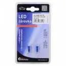 Žárovka 1LED 12V T5 modrá 2ks