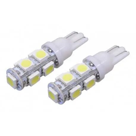 Žárovka 9 SUPER LED 12V T10 bílá 2ks Žárovka 9 SUPER LED 12V T10 bílá 2ks