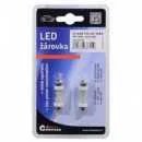 Žárovka 4LED 12V suf. SV8.5 38mm bílá 2ks