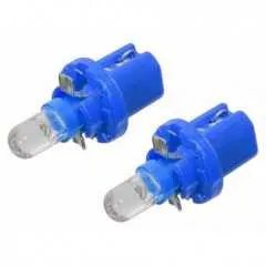 Žárovka 1LED 12V B8,5d modrá 2ks